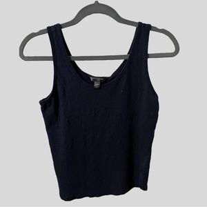 Banana Republic linen tank top, navy blue, size medium